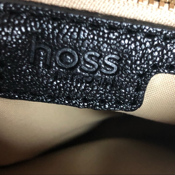 Retro Hoss Intropia Crossbody Handbag Vintage Leather Fur Bag Purse - Picture 11 of 13